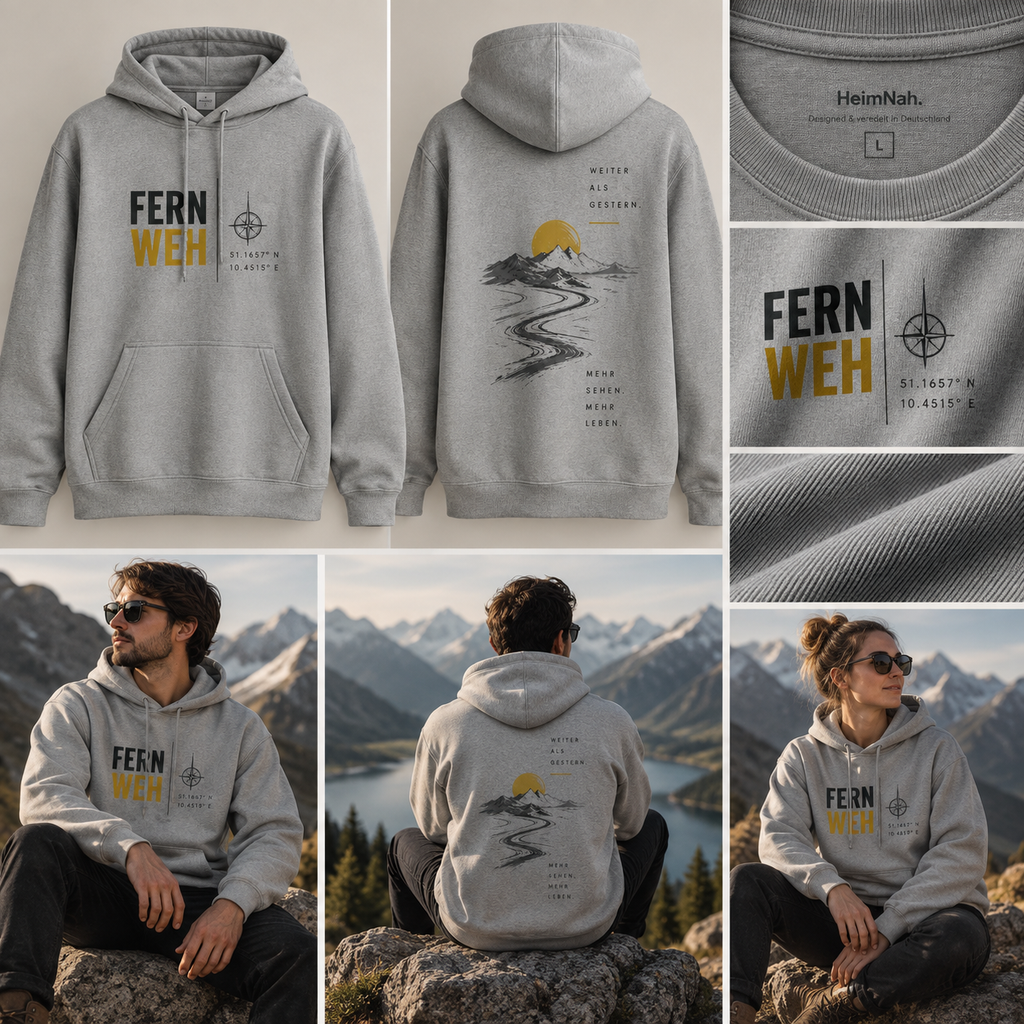 FERNWEH -  Graphic Hoodie