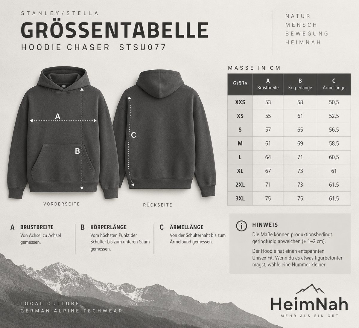 FERNWEH -  Graphic Hoodie