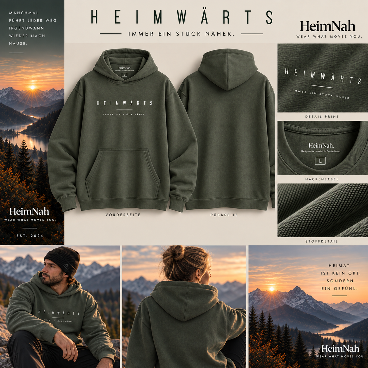 HEIMWÄRTS - Essentials Hoodie