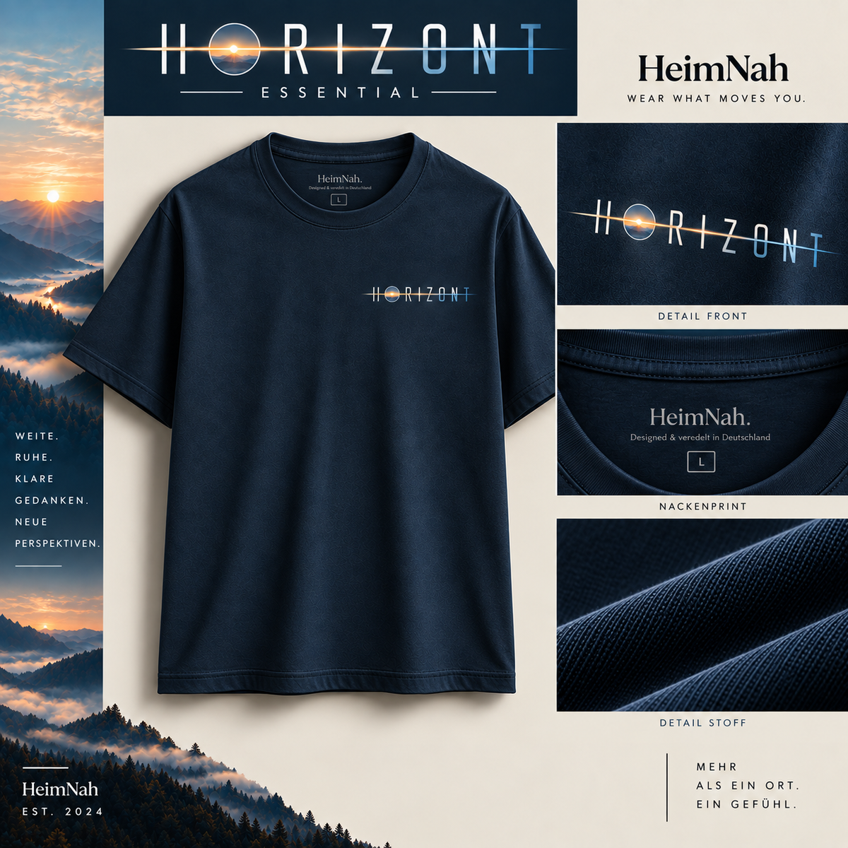 HORIZONT - Graphic T-Shirt