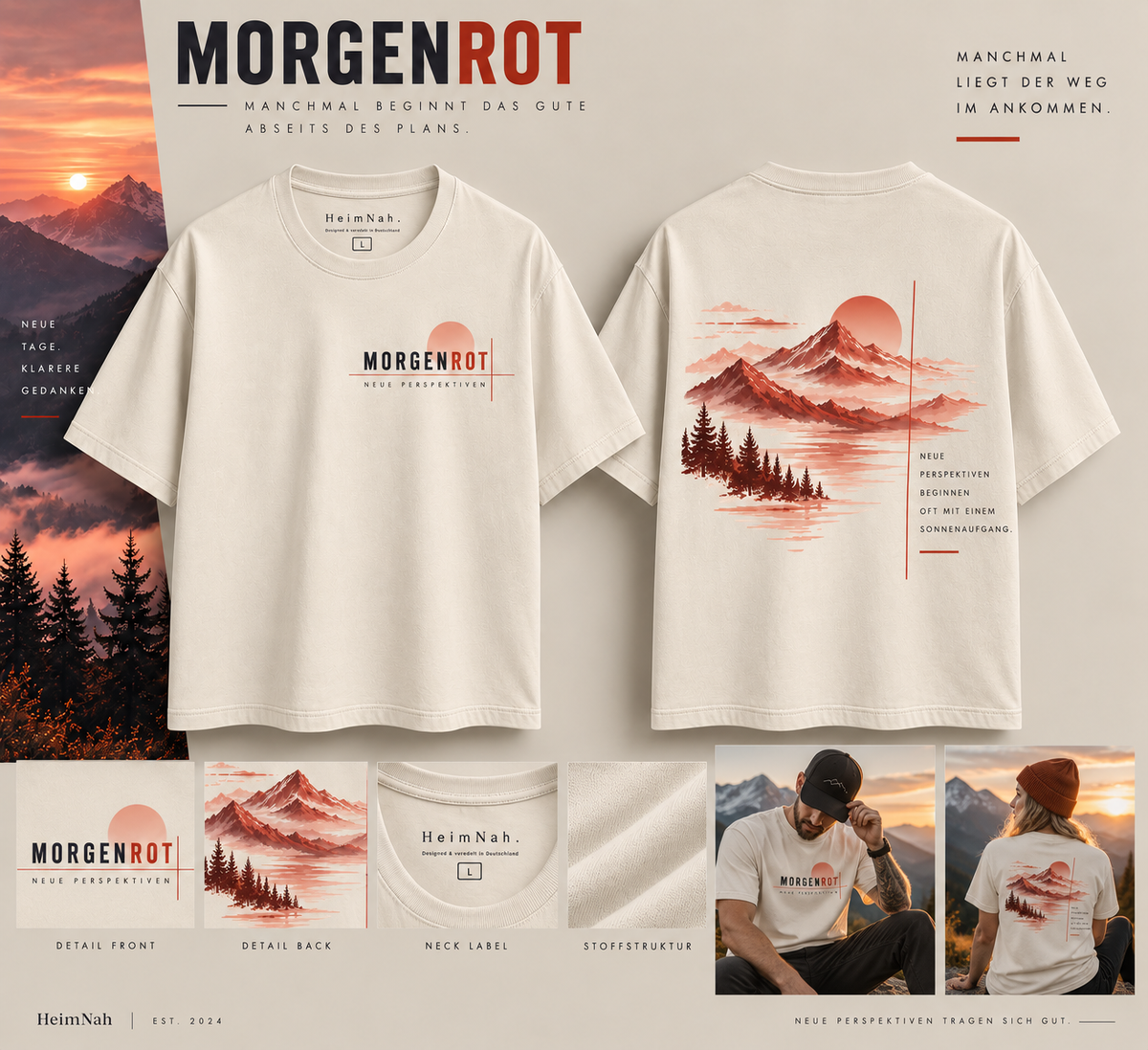 MORGENROT - Graphic T-Shirt