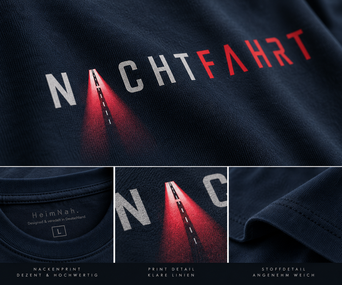 NACHTFAHRT - Graphic T-Shirt